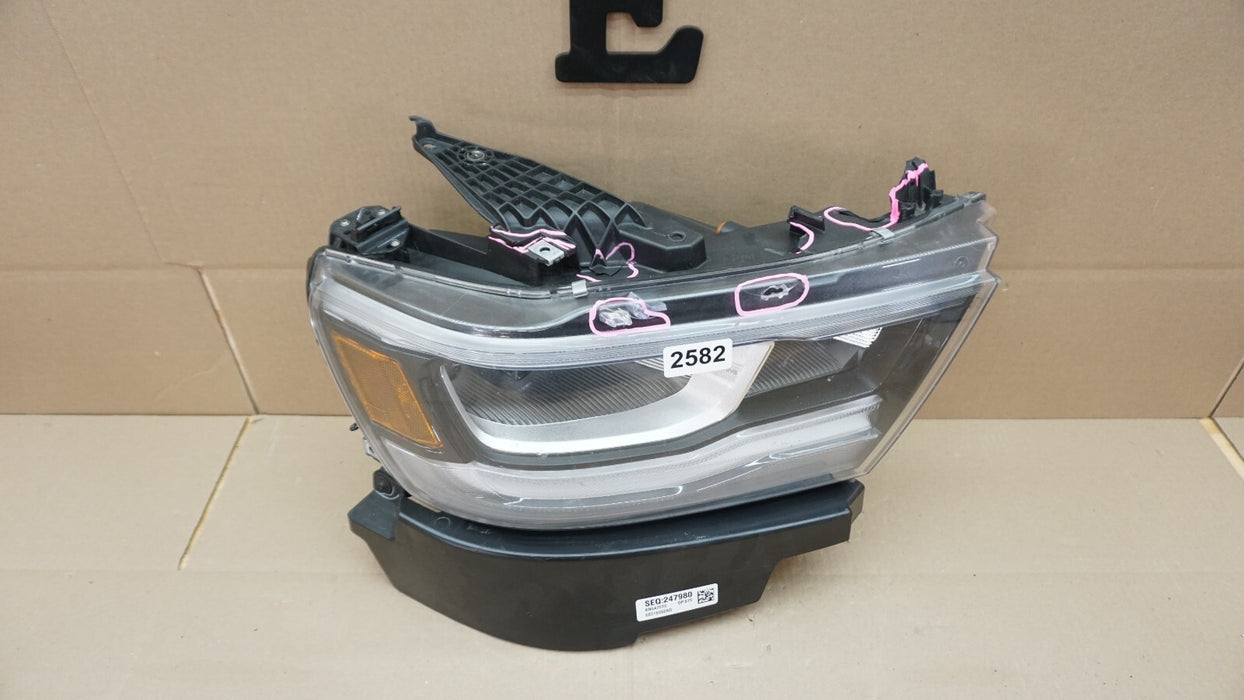 2019-2022 DODGE RAM 1500 FRONT RIGHT PASSENGER SIDE HEADLIGHT OEM 19 20 21 22