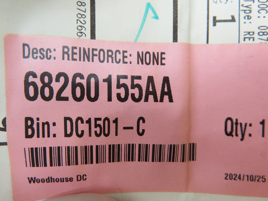 2015-2023 DODGE CHALLENGER FRONT PLASTIC REINFORCEMENT IMPACT OEM