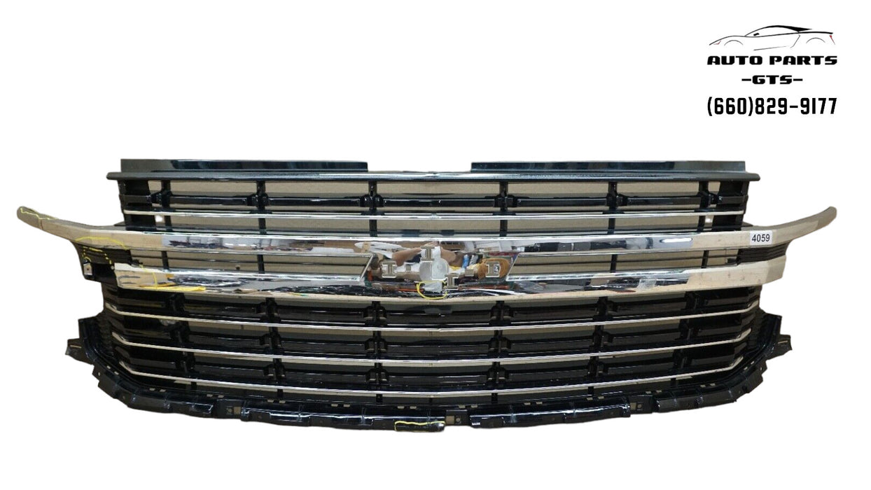 2021-2022 CHEVROLET TAHOE SUBURBAN FRONT RADIATOR GRILLE GRILL OEM 21 22
