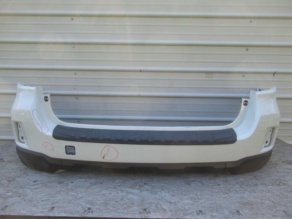 2015-2017 SUBARU OUTBACK REAR BUMPER COVER WHITE PLASTIC WITH VALANCE OEM
