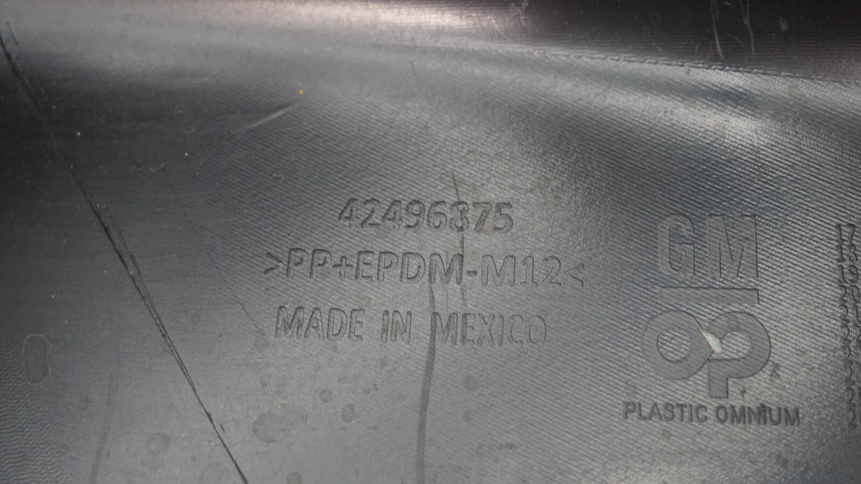 2019-2021 CHEVROLET BLAZER FRONT LOWER BUMPER VALANCE OEM 42496875