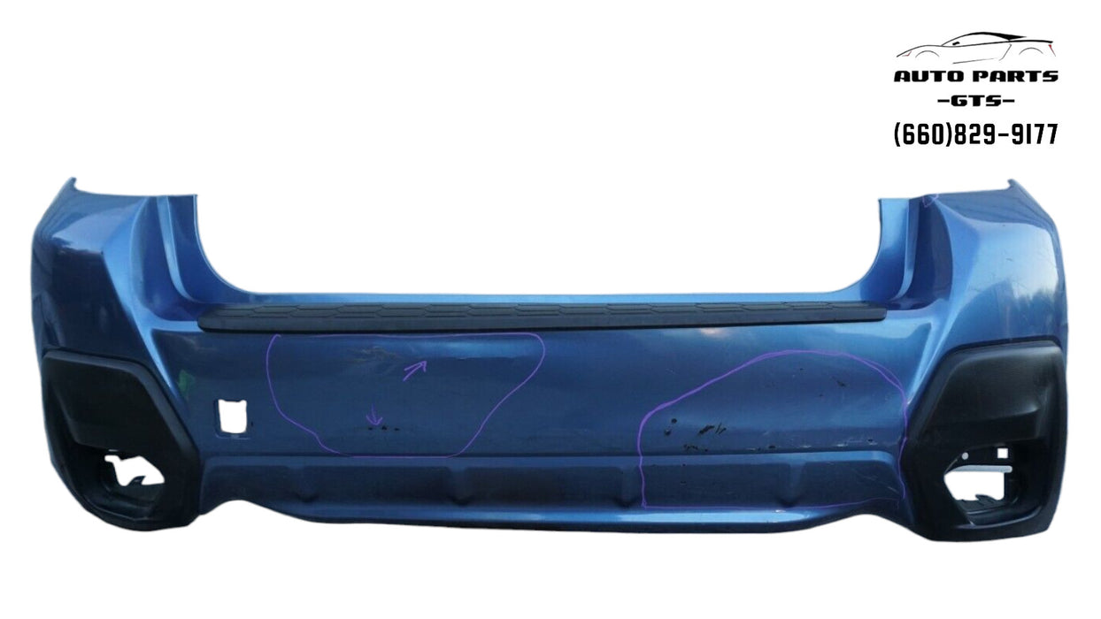 2018-2019 SUBARU CROSSTREK XV REAR BUMPER COVER PANEL PLASTIC OEM 18 19