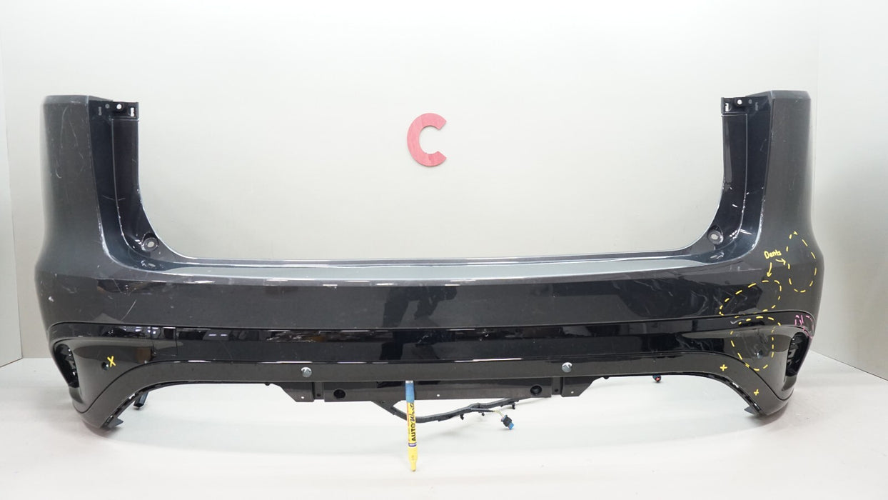 2021-2023 JAGUAR F PACE REAR BUMPER COVER W HARNESS OEM MK83-17D781-AAW