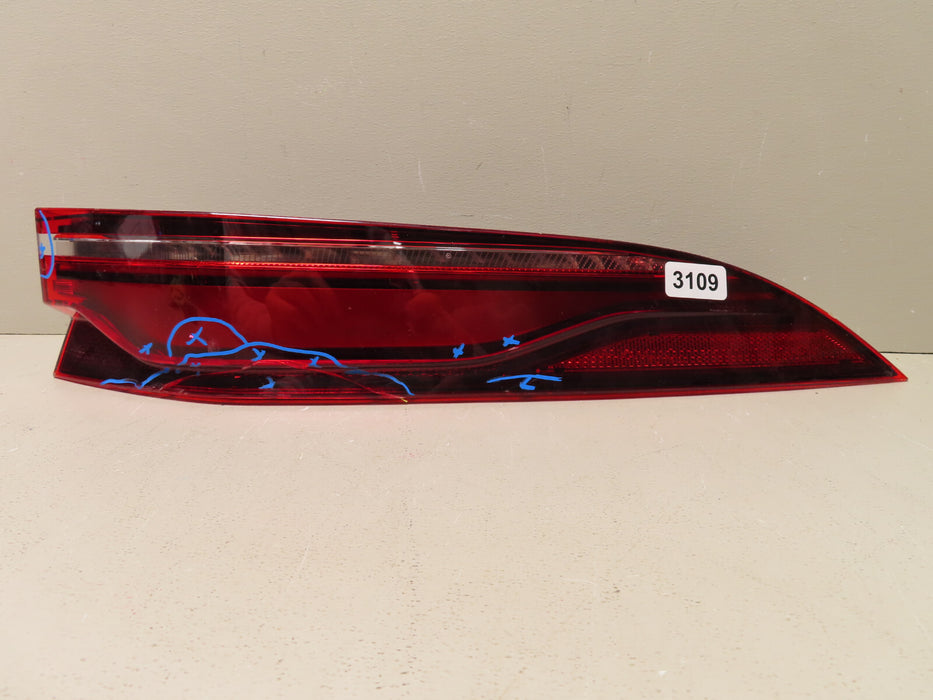 21 22 JAGUAR F-PACE RH PASSENGER RIGHT SIDE OUTTER LED TAILLIGHT ORIGINAL OEM
