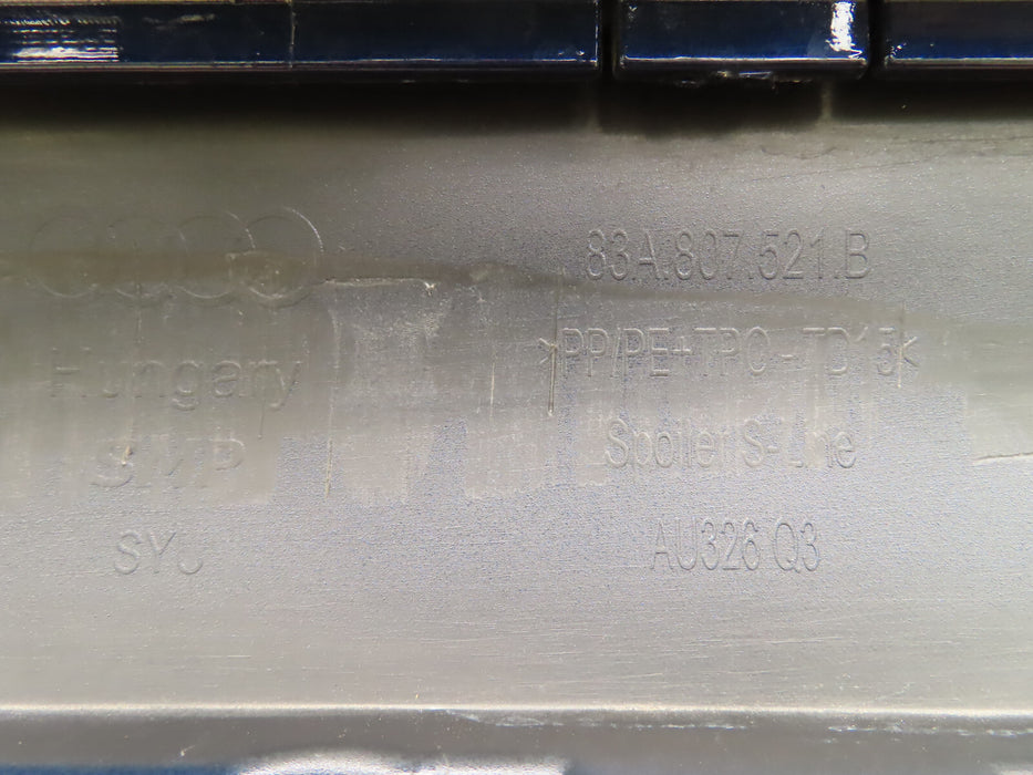 2019-2022 AUDI Q3 S-LINE Rear Bumper Cover Oem