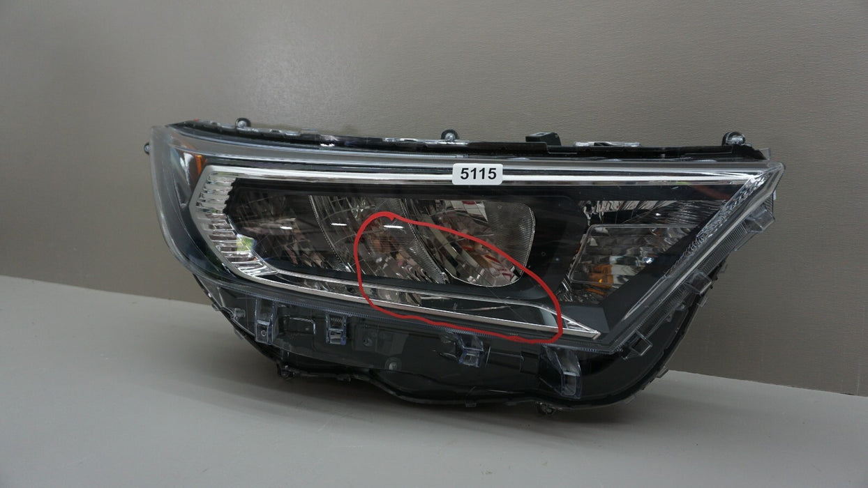 2019-2021 TOYOTA RAV4 RAV-4 FRONT RIGHT PASSENGER SIDE HEADLIGHT OEM 19 20 21