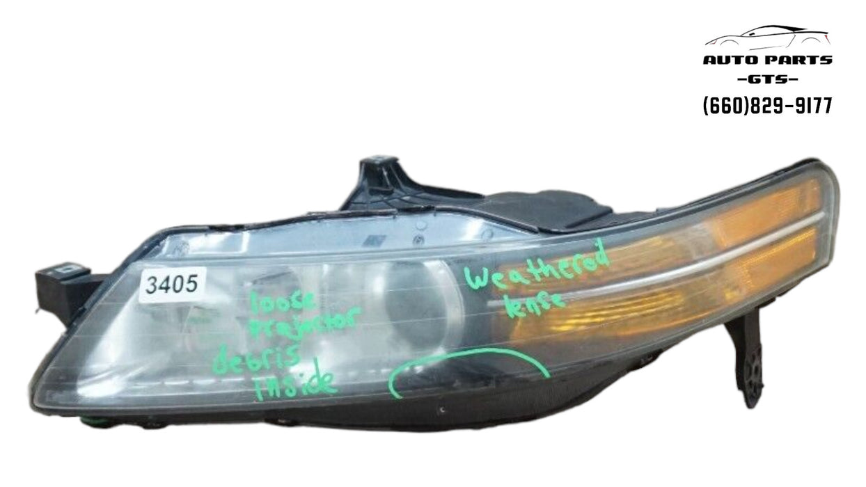 2004-2006 ACURA TL FRONT LEFT DRIVERS SIDE HEADLIGHT HID XENON OEM 04 05 06