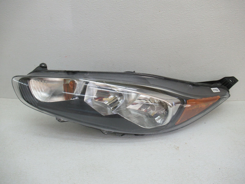 2014 - 2018 FORD FIESTA FRONT LEFT DRIVER HEADLIGHT BLACK BEZEL HEADLAMP OEM