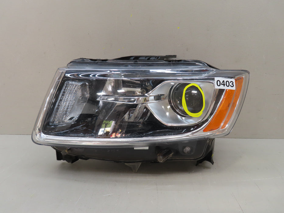 2014 2015 2016 JEEP GRAND CHEROKEE FRONT LEFT DRIVER HEADLIGHT HALOGEN OEM