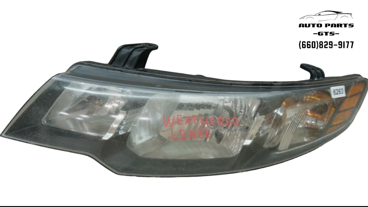 2010-2013 KIA FORTE FRONT LEFT DRIVERS SIDE HEADLIGHT HALOGEN OEM 10 11 12 13