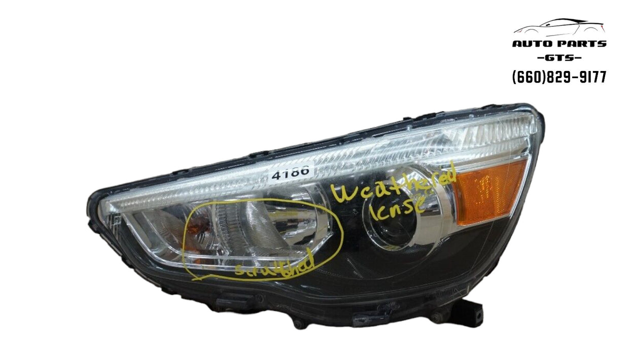 2011-2019 MITSUBISHI OUTLANDER FRONT LEFT DRIVER SIDE HEADLIGHT OEM
