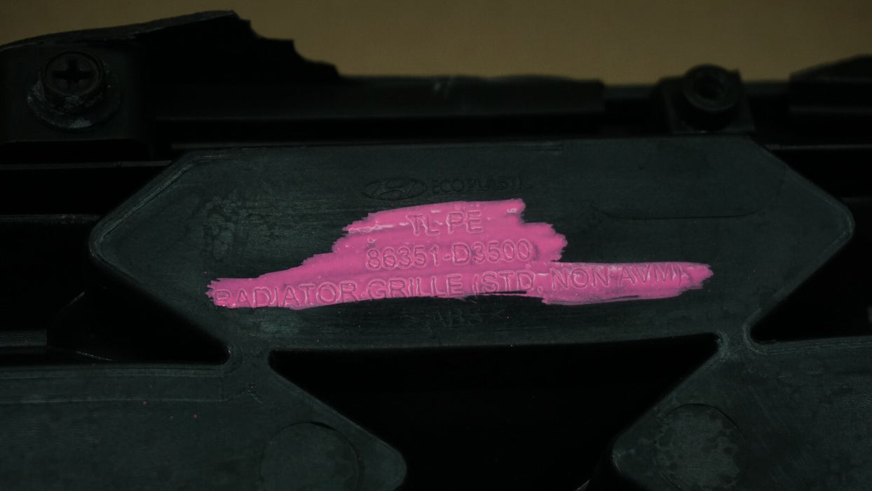 2019-2021 HYUNDAI TUCSON FRONT UPPER RADIATOR GRILLE GRILL OEM 86351-D3500