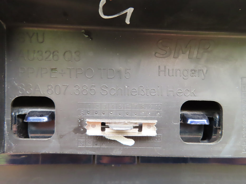 2019-2022 AUDI Q3 S-LINE Rear Bumper Cover Oem