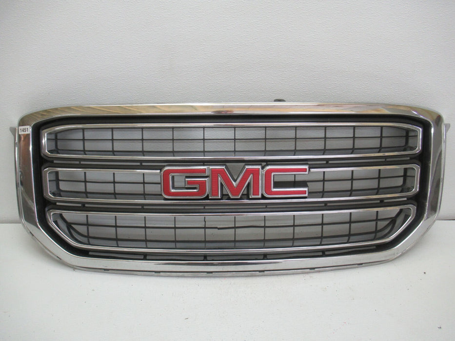 2015-2020 GMC YUKON FRONT GRILL GRILLE CHROME MOLDING PANEL 15 16 17 18 19 OEM