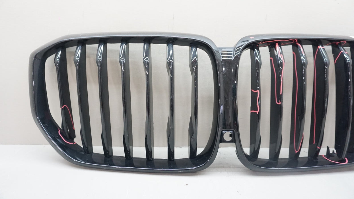 2019-2021 BMW X5 G05 FRONT CENTER RADIATOR GRILLE OEM 7454887