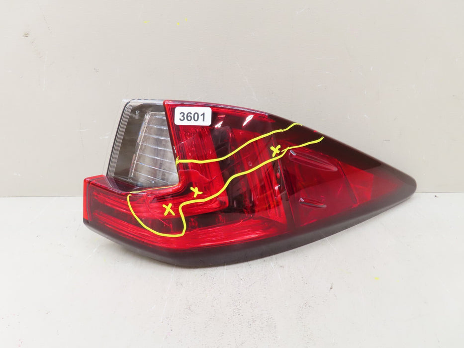 2016-2019 LEXUS RX350 REAR RIGHT PASSENGER SIDE TAIL LIGHT LAMP LED OEM