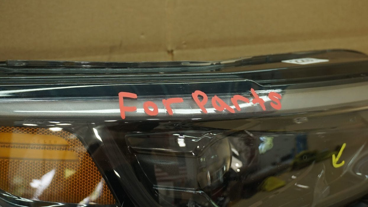 2019-2022 JEEP CHEROKEE FRONT RIGHT PASSENGER SIDE HEADLIGHT LED OEM 19 20 21 22