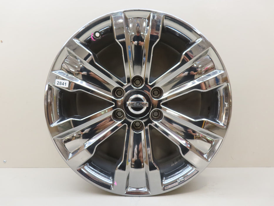 2017-2019 NISSAN TITAN SV 20X8 CHROME 6 SPOKE WHEEL RIM OEM