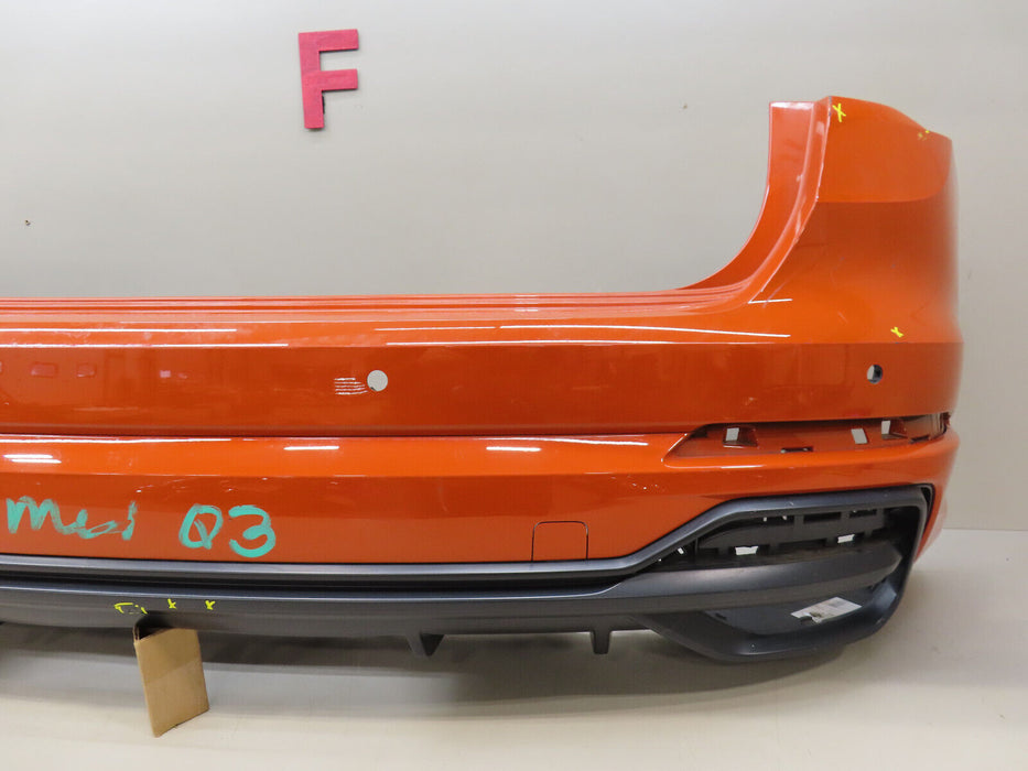 2019-2022 AUDI Q3 S-LINE REAR BUMPER COVER OEM