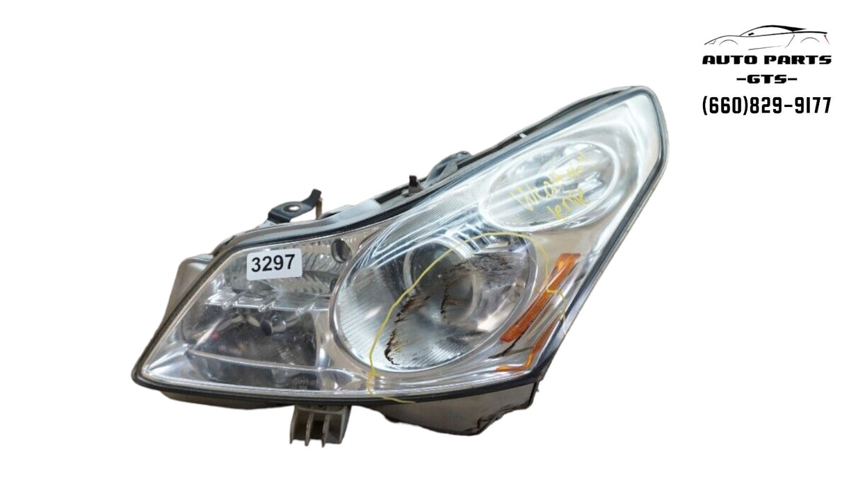 2007-2009 INFINITI G35 G37 LEFT DRIVER SIDE HEADLIGHT HEADLAMP HID XENON OEM