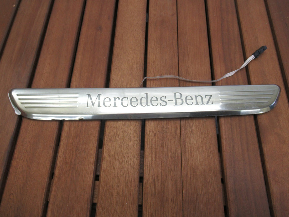 2015-2020 MERCEDES C63 S AMG W205 FRONT LEFT SIDE DOOR SILL SCUFF PLATE TRIM OEM