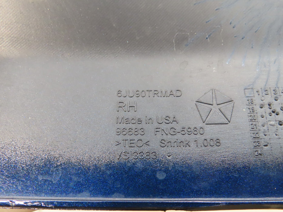 2019-2021 DODGE RAM 1500 FRONT RIGHT BUMPER COVER FILLER PANEL OEM 6JU90TRMAD