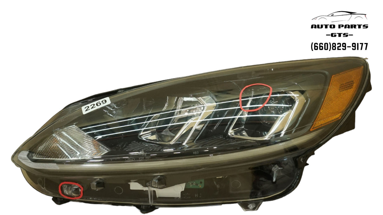 2020-2022 FORD ESCAPE FRONT LEFT DRIVER SIDE HEADLIGHT HALOGEN OEM 20 21 22