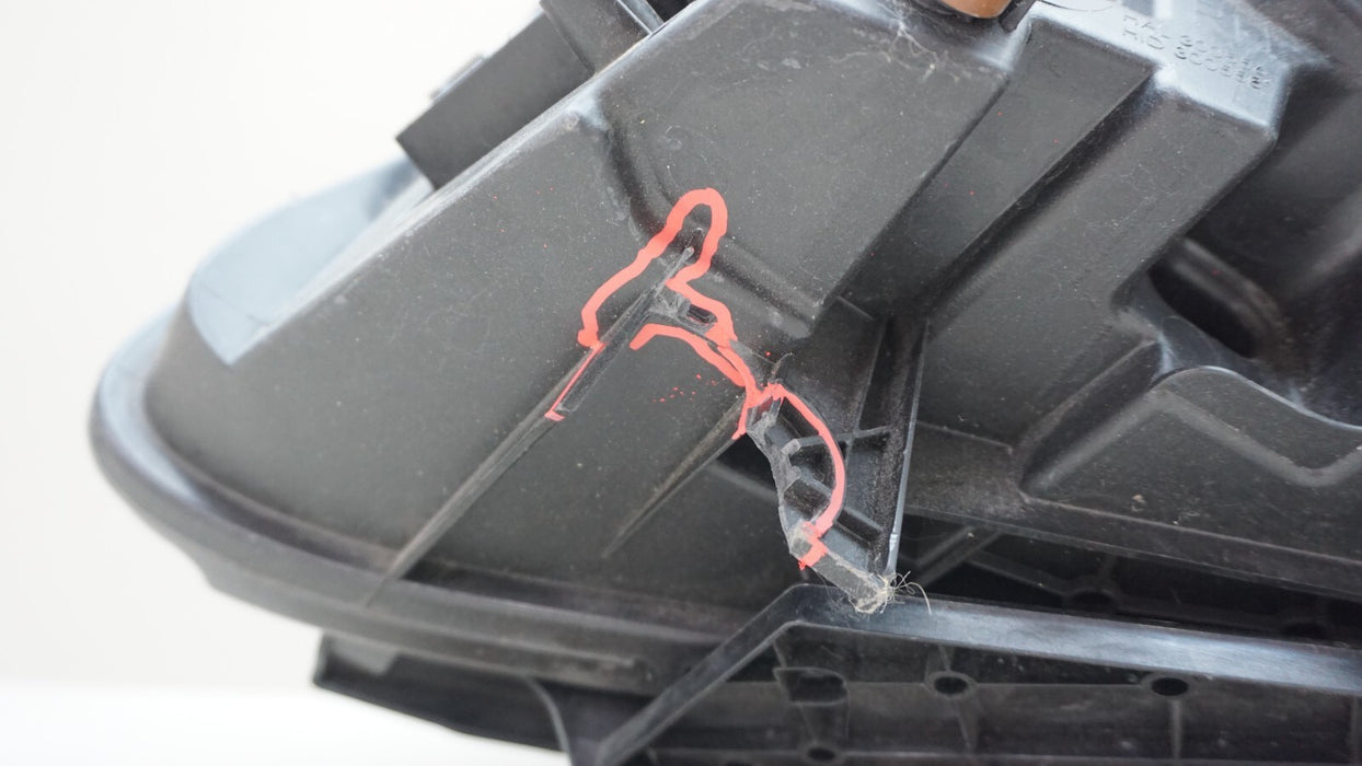 2015-2021 DODGE CHARGER FRONT RIGHT PASSENGER SIDE HEADLIGHT HALOGEN W/LED OEM