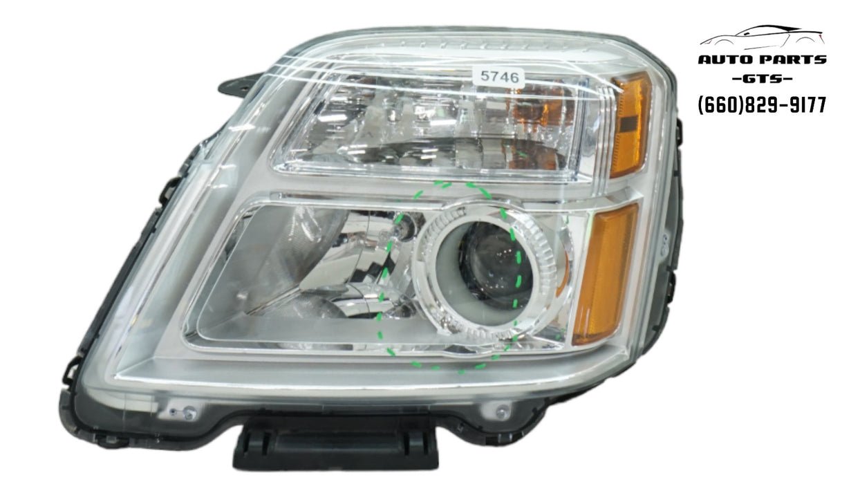 2010-2015 GMC TERRAIN FRONT LEFT DRIVER SIDE HALOGEN HEADLIGHT OEM