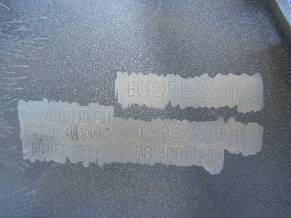 2019-2021 HYUNDAI TUCSON REAR BUMPER COVER PANEL PLASTIC 86611-D3500 OEM