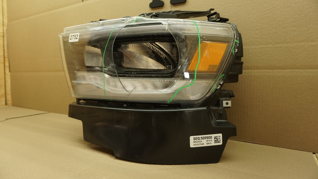 2019-2022 DODGE RAM 1500 FRONT LEFT DRIVERS SIDE HEADLIGHT OEM 19 20 21 22