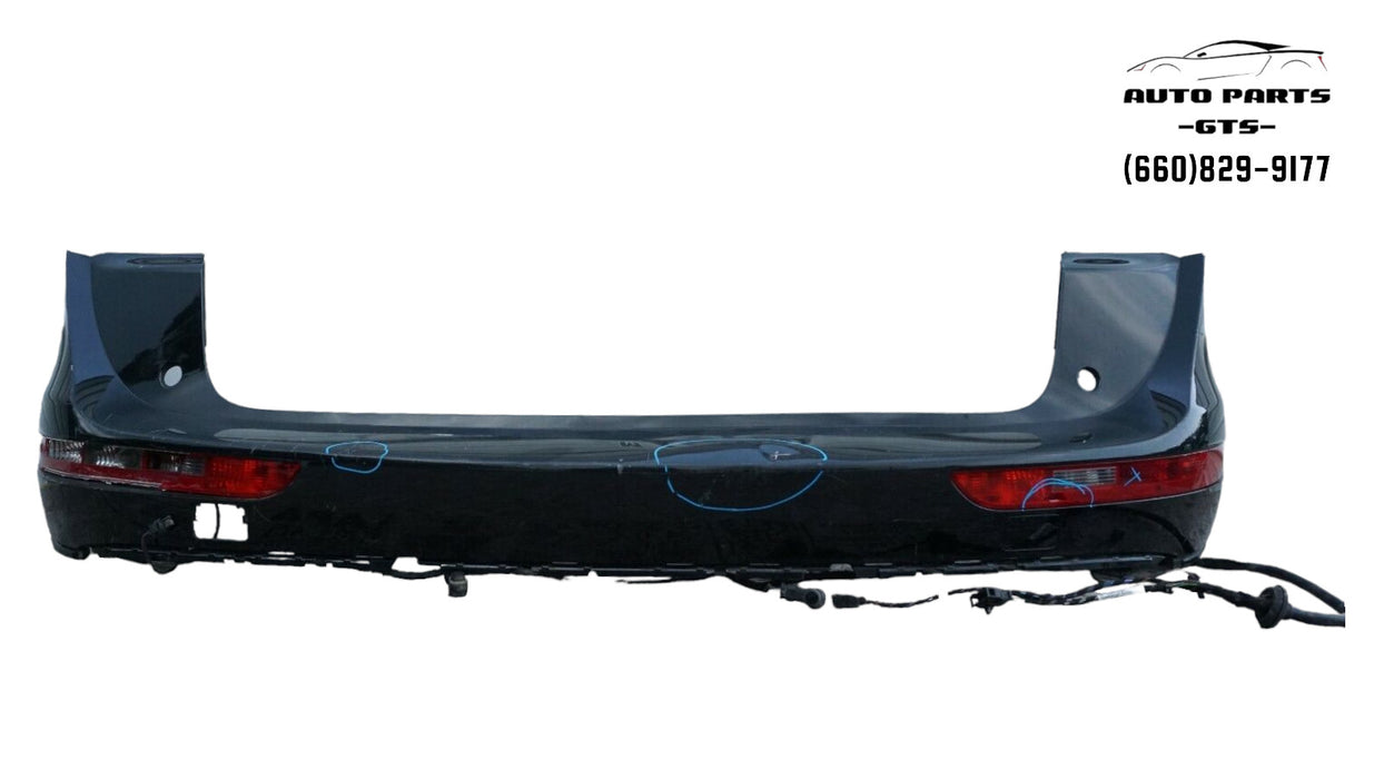 2009-2012 AUDI Q5 REAR UPPER BUMPER COVER W/ TURN LIGHT & PDC SENSOR WIRE OEM