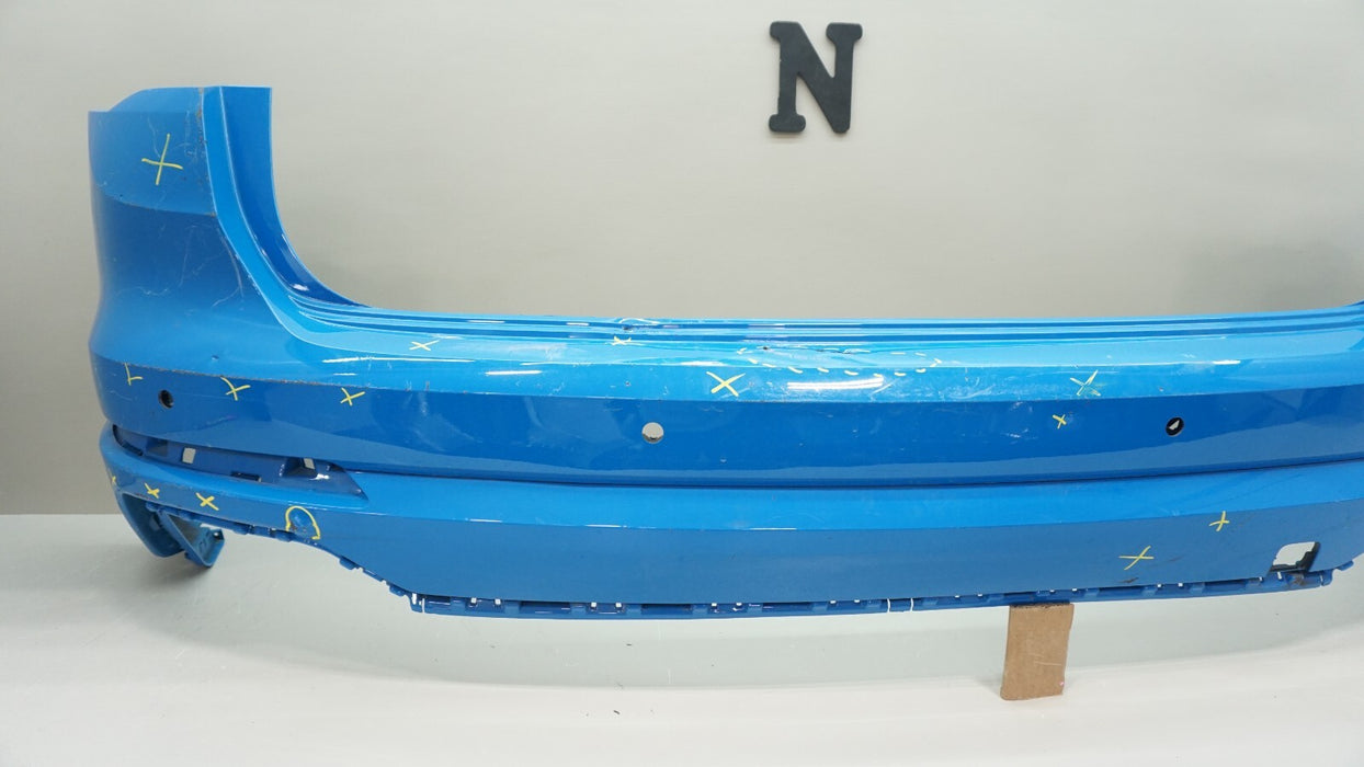 2019-2022 AUDI Q3 S-LINE REAR BUMPER COVER W/ LOWER 83A807511 OEM 19 20 21 22