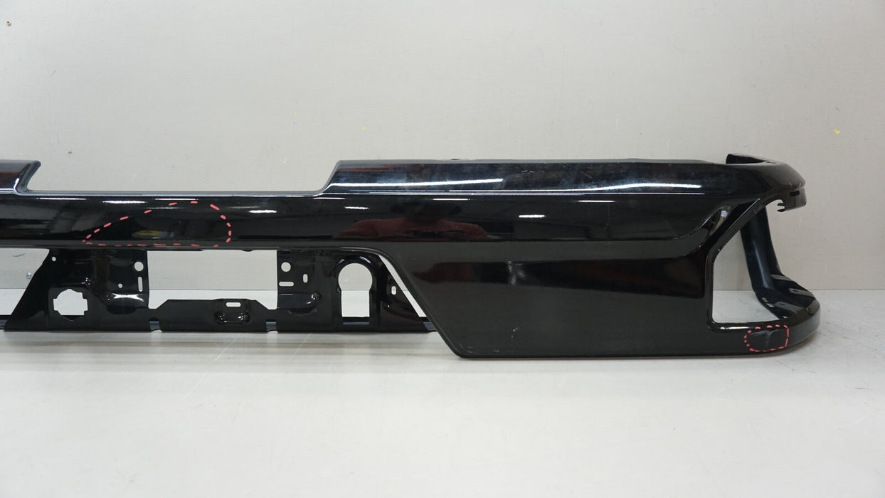 2019-2022 CHEVROLET SILVERADO REAR METAL BUMPER COVER OEM
