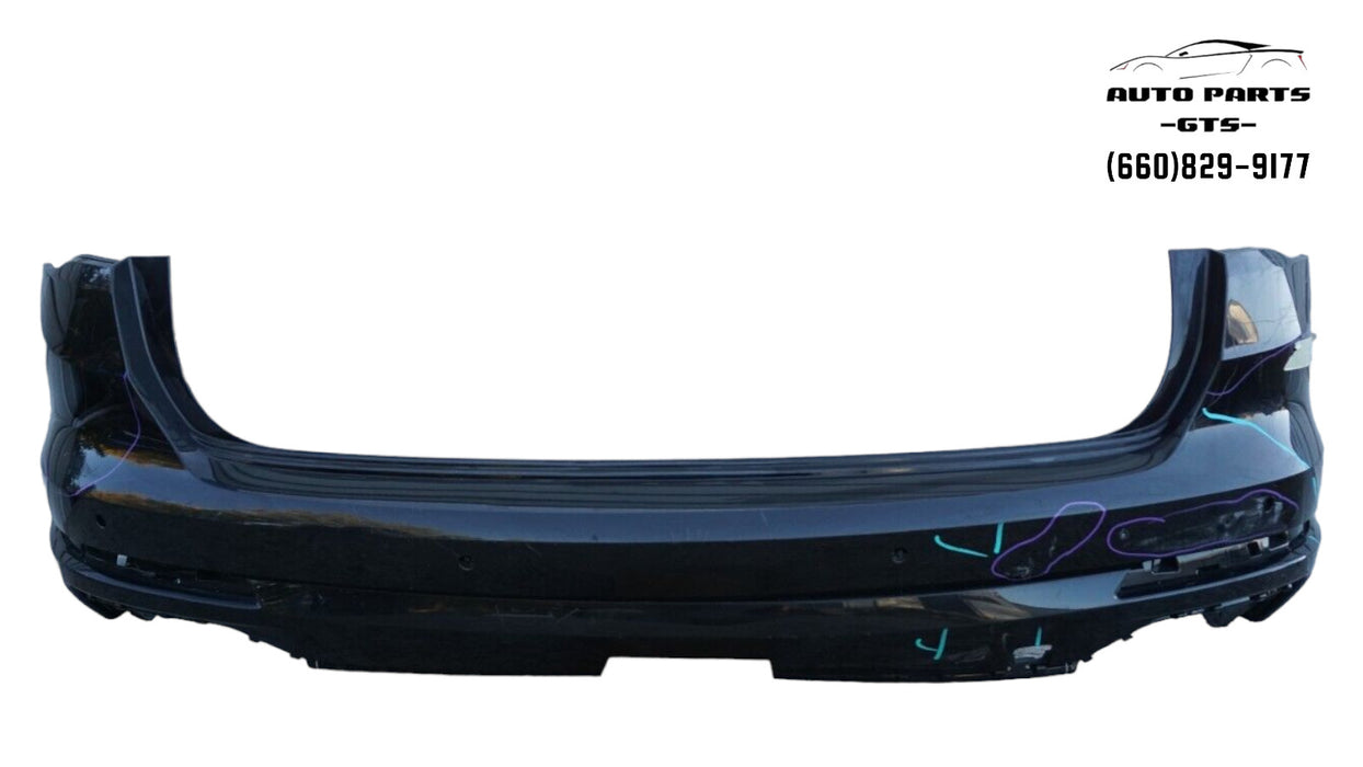 2019-2020 AUDI Q3 S-LINE REAR BUMPER COVER PANEL W/ LOWER VALANCE OEM 19 20