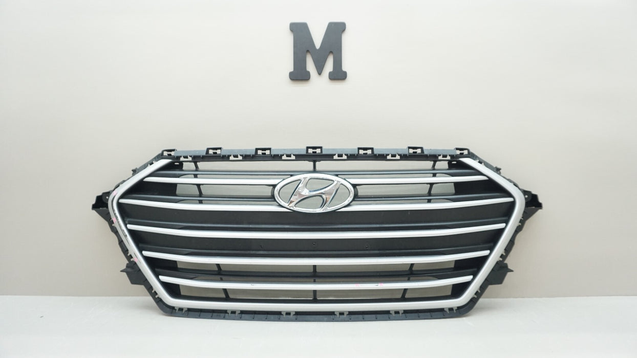 2017-2018 HYUNDAI ELANTRA FRONT UPPER RADIATOR GRILLE GRILL 86350-F3000 OEM