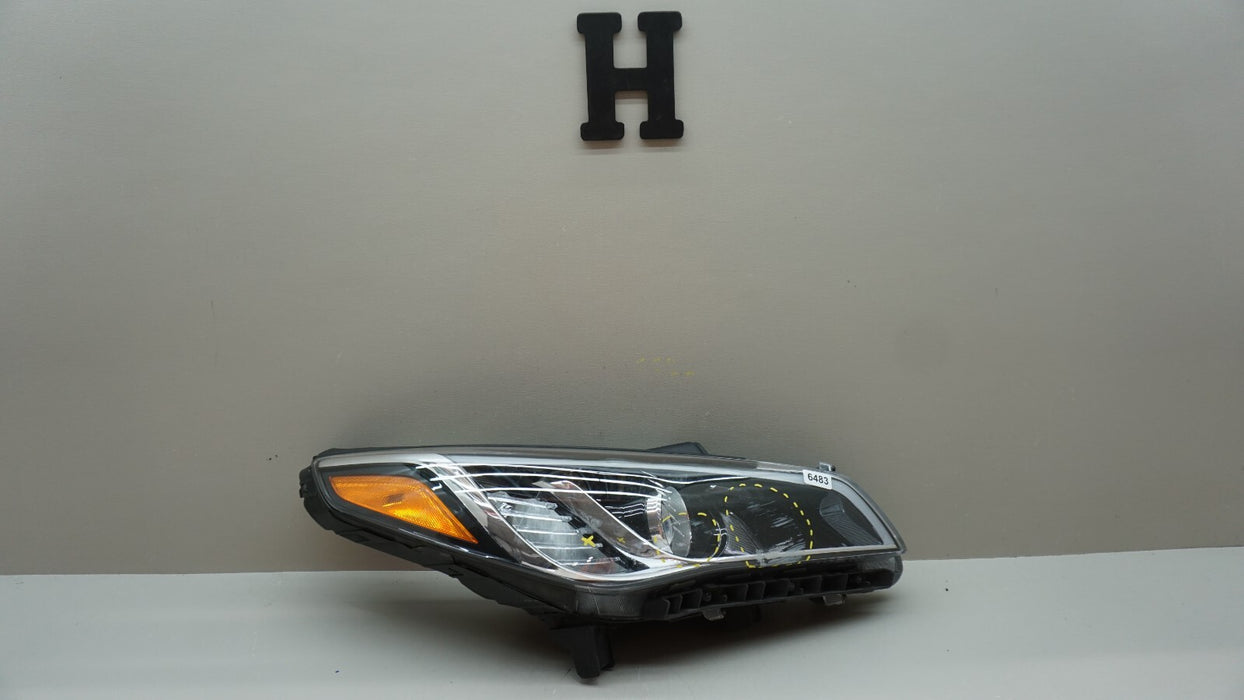 2015-2017 HYUNDAI SONATA FRONT RH RIGHT PASSENGER SIDE HALOGEN HEADLIGHT OEM