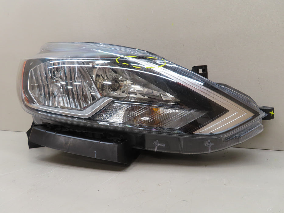 2016 2017 2018 2019 NISSAN SENTRA FRONT SIDE HEADLIGHT HALOGEN OEM
