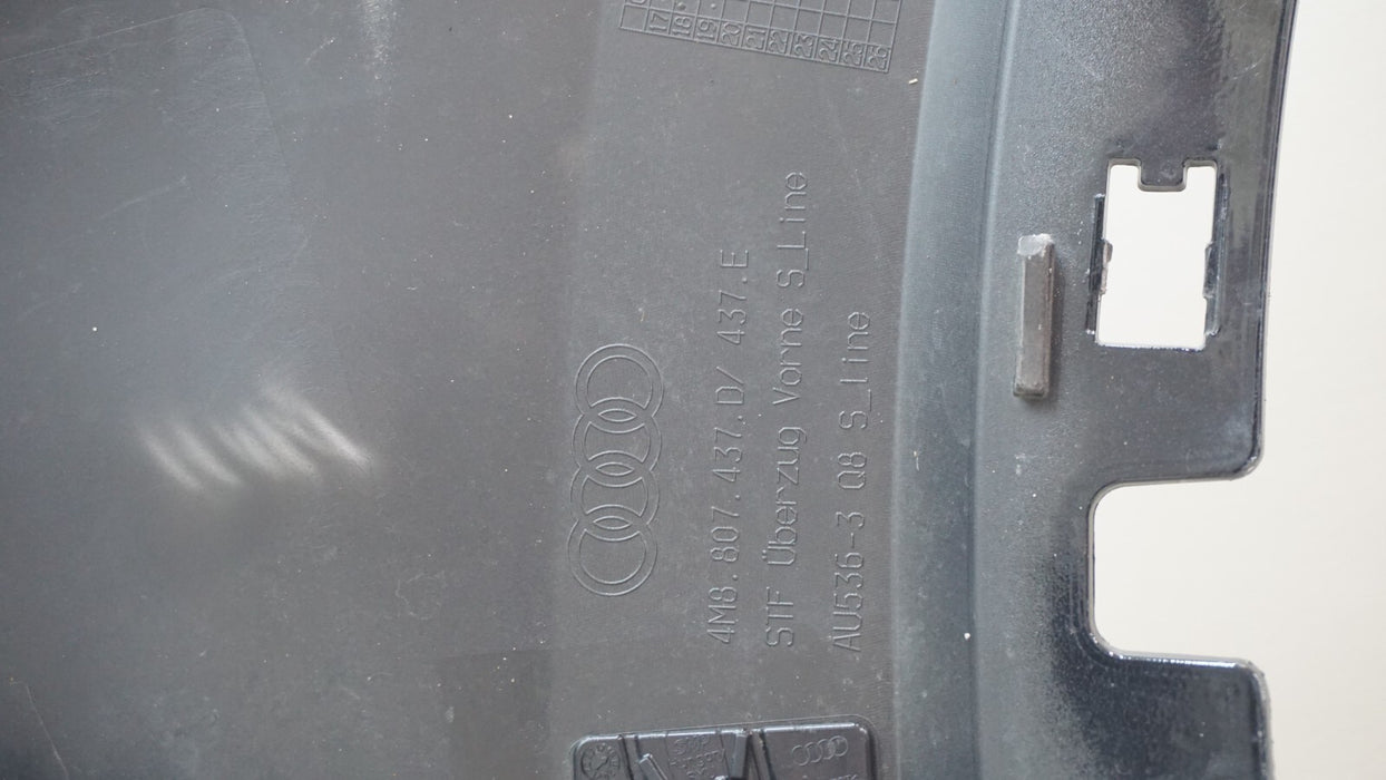 2019-2021 AUDI Q8 FRONT BUMPER COVER PANEL OEM 4M8807437D