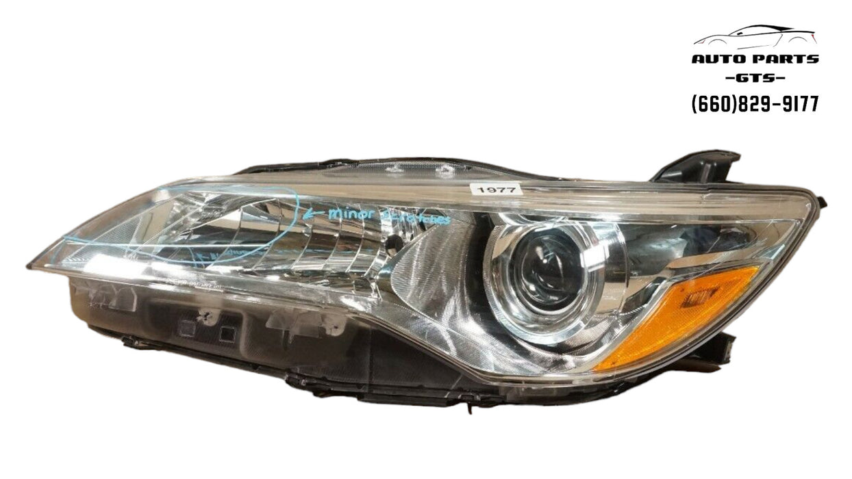2015-2017 TOYOTA CAMRY FRONT LEFT DRIVER SIDE HEADLIGHT LAMP 15 16 17 OEM