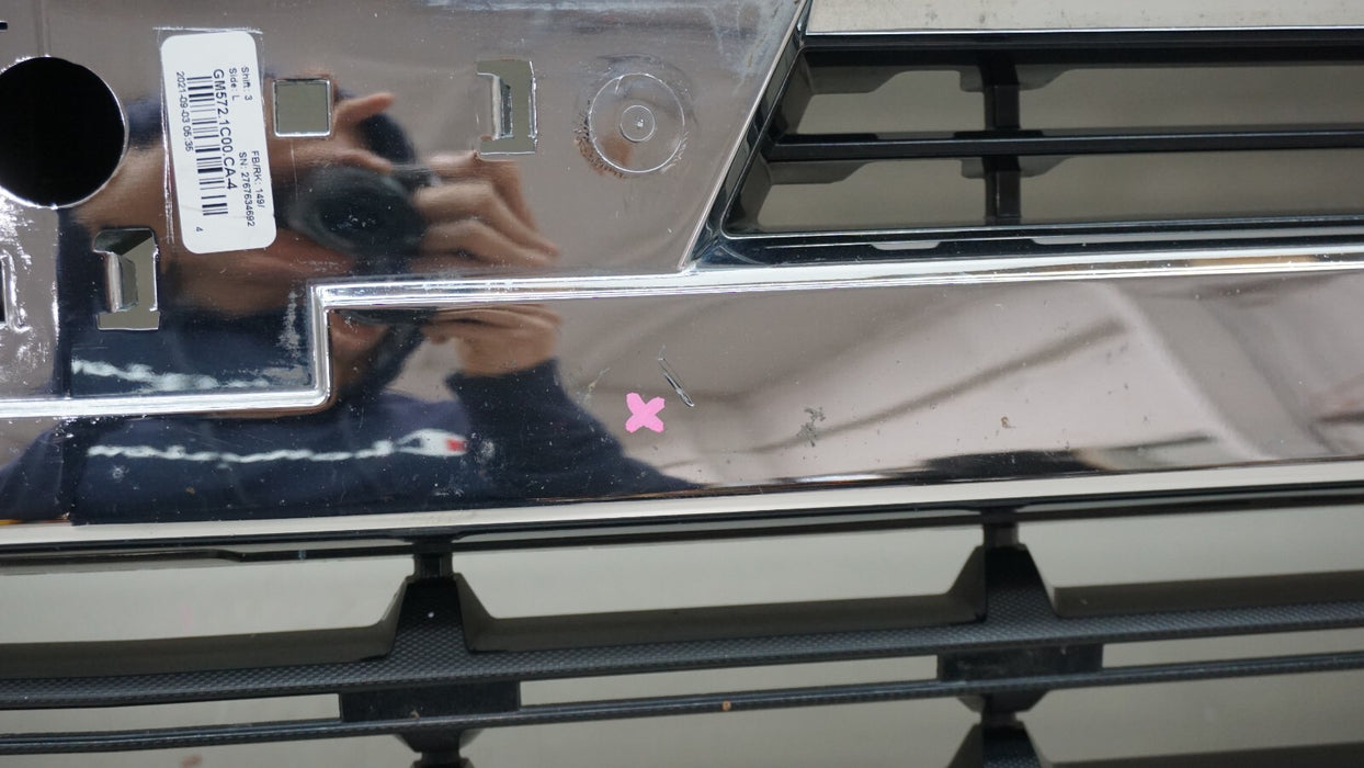 2019-2022 CHEVROLET SILVERADO 1500 FRONT MAIN GRILLE 84128450 OEM 19 20 21 22