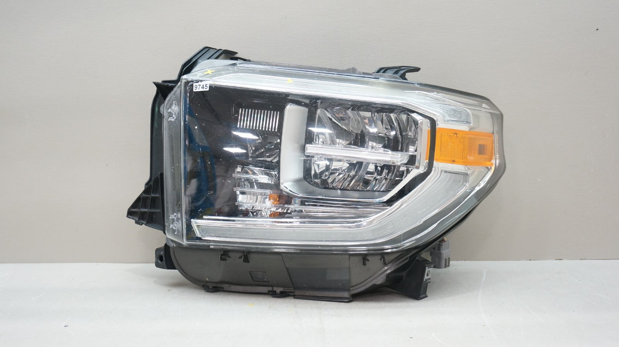 2018-2021 TOYOTA TUNDRA FRONT LEFT DRIVER SIDE LED HEADLIGHT OEM