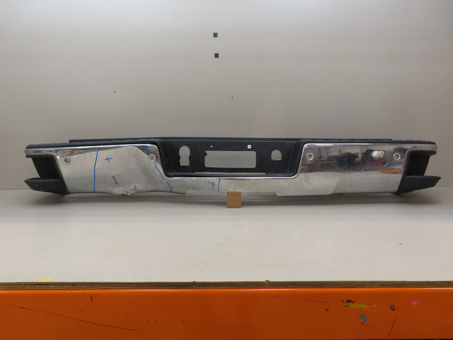 2014-2018 CHEVROLET SILVERADO/ GMC SIERRA 1500 REAR BUMPER METAL OEM