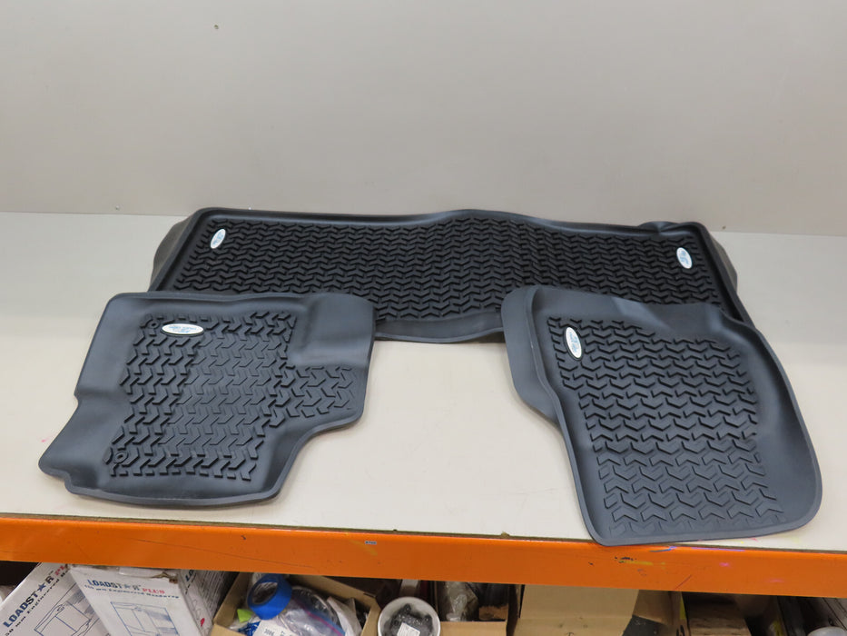 2015 FORD F150 F-150 RUBBER FLOOR MATS REAR/DRIVER/PASSENGER TRUCK GEAR LINE-X