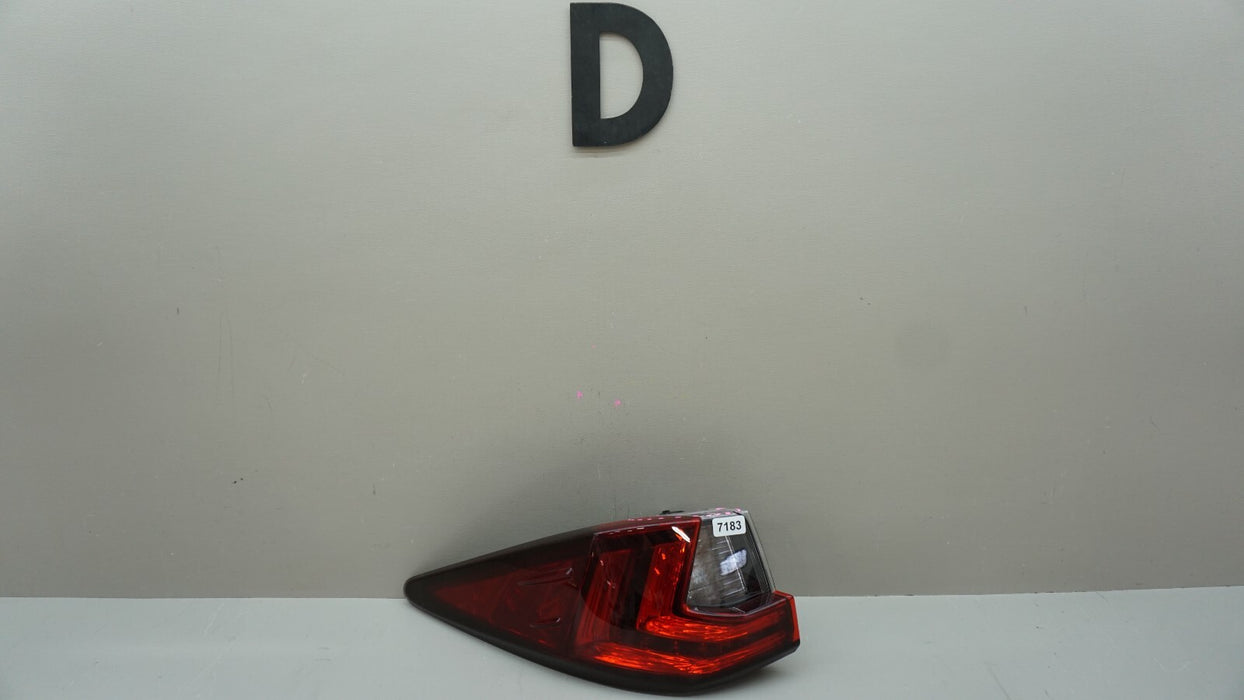 2016-2019 LEXUS RX350 RX450H REAR LEFT DRIVERS SIDE TAIL LIGHT OEM 17 18