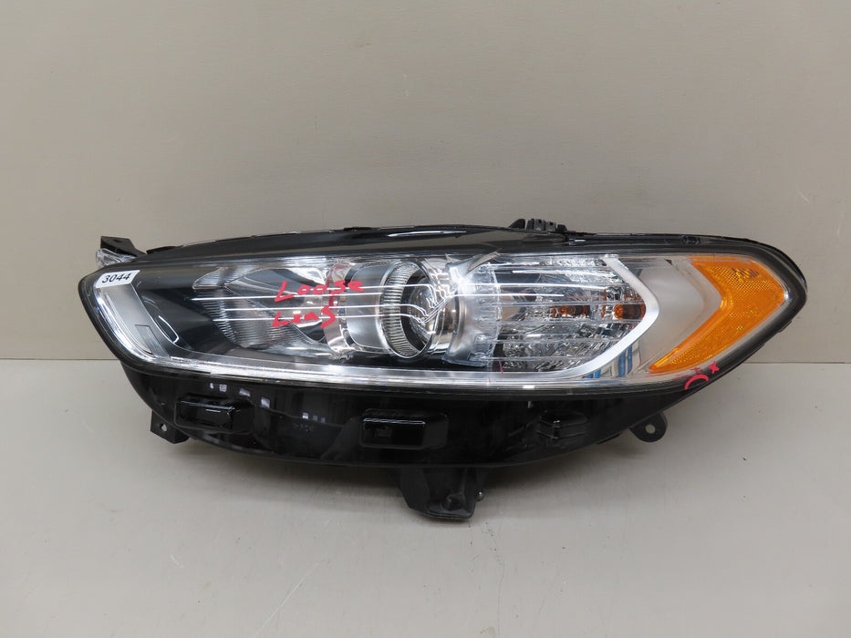 2013-2016 FORD FUSION FRONT LEFT SIDE HEADLIGHT LAMP HALOGEN OEM DS73-13W030-CD