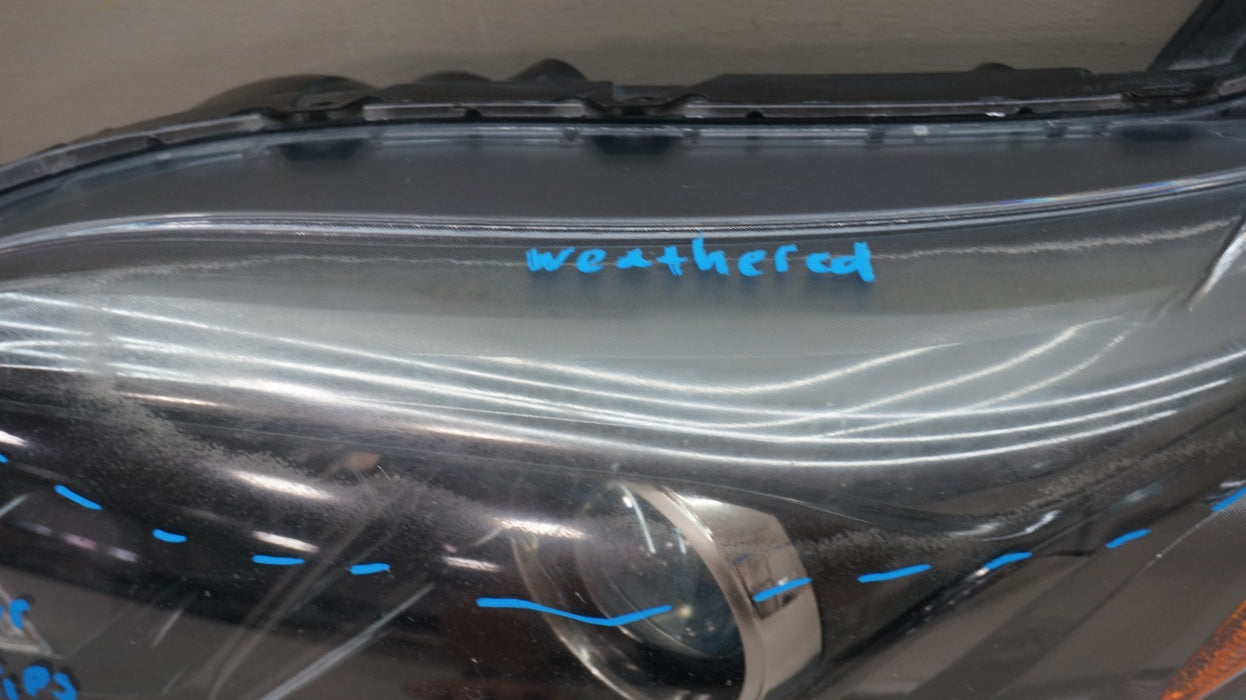 2015-2020 TOYOTA SIENNA FRONT LEFT DRIVER SIDE HALOGEN BLACK HEADLIGHT OEM