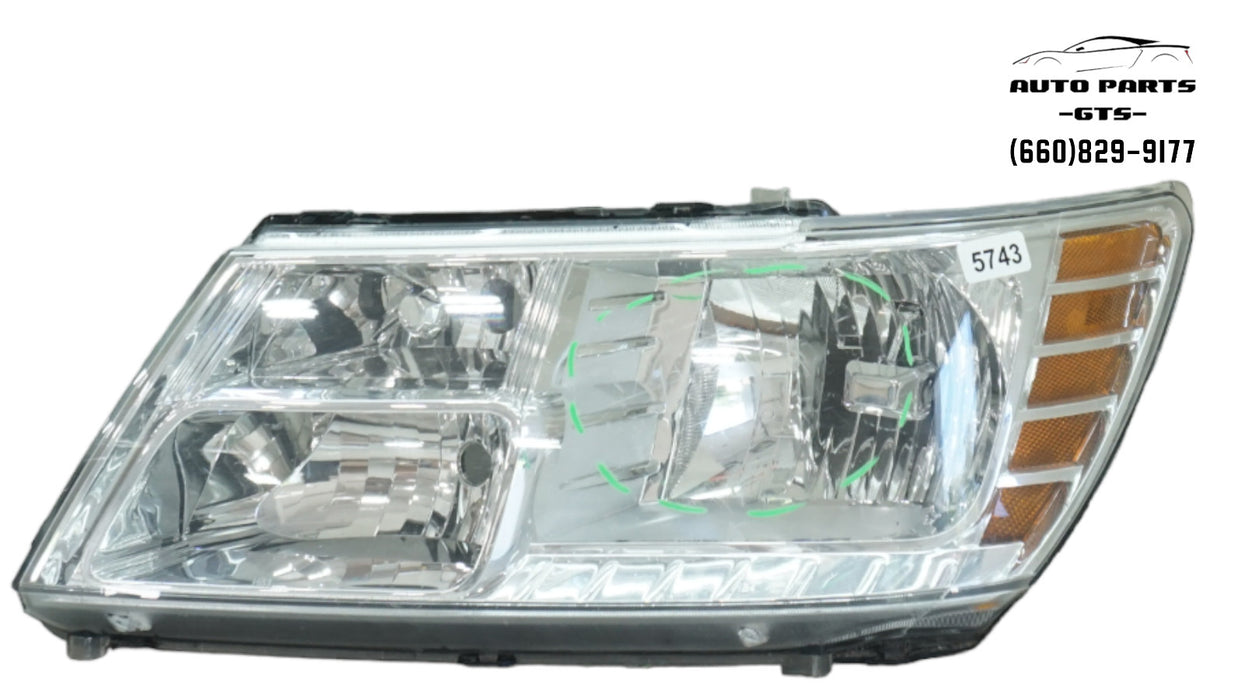 2009-2020 DODGE JOURNEY FRONT LEFT DRIVER SIDE HALOGEN HEADLIGHT OEM