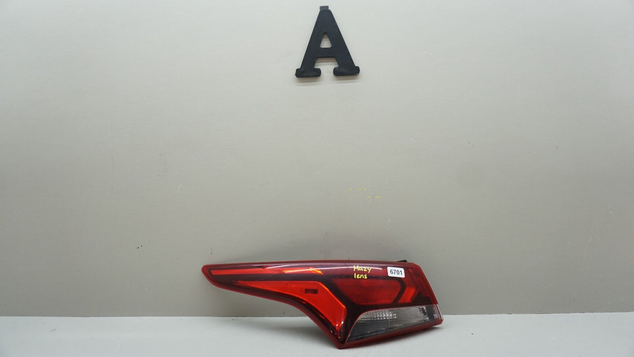 2018-2022 HYUNDAI ACCENT REAR LEFT DRIVERS SIDE TAIL LIGHT OEM