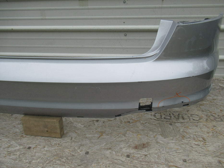2017-2018 AUDI A4 S-LINE REAR BUMPER COVER PANEL PLASTIC SILVER 8W5807511 OEM